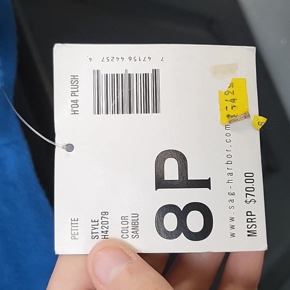 SAGHARBOR blue women's blazer - Picture 4 of 5